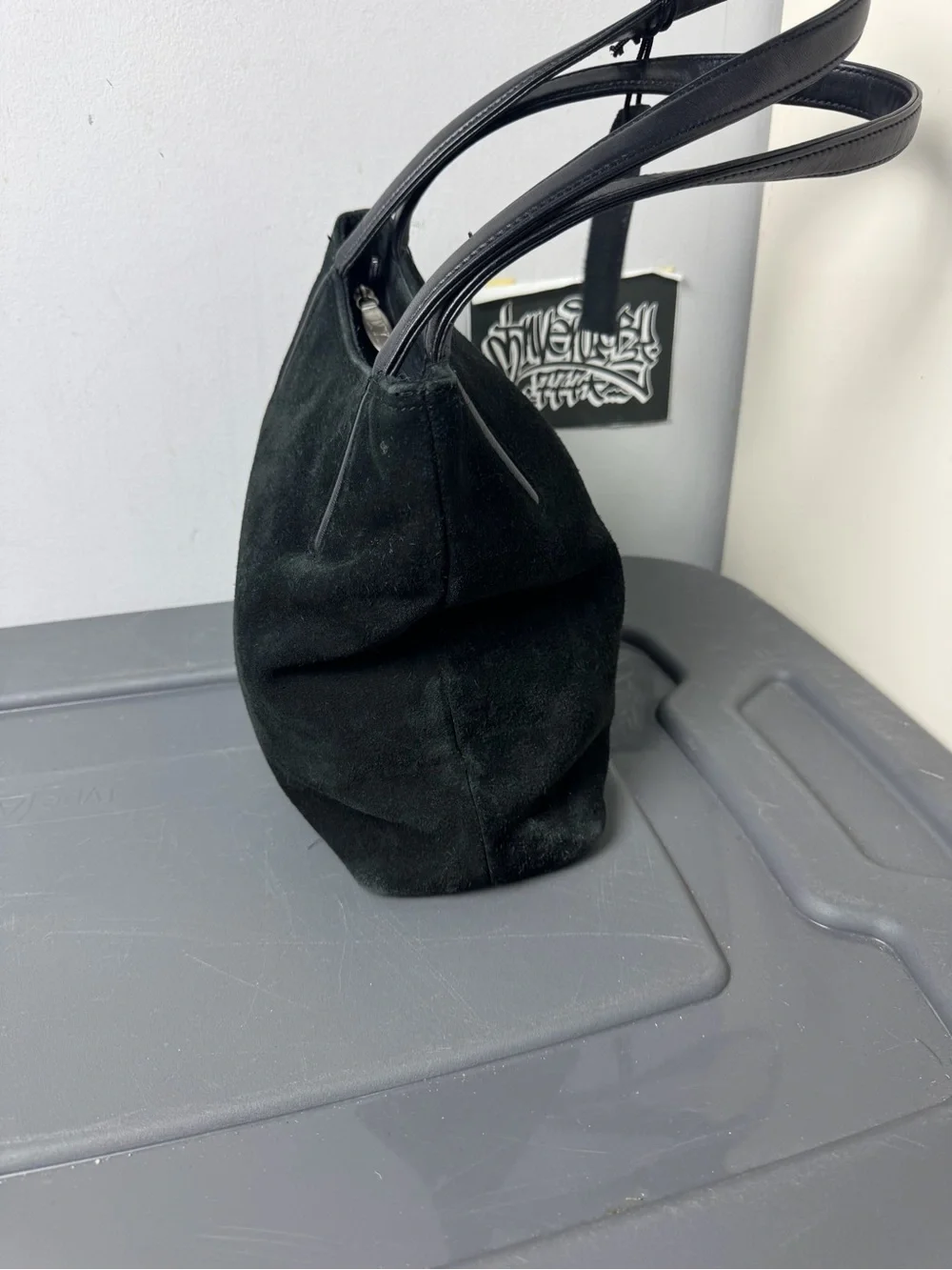 Tokio Yoshikawa Suede Shoulder Bag - Picture 6 of 9